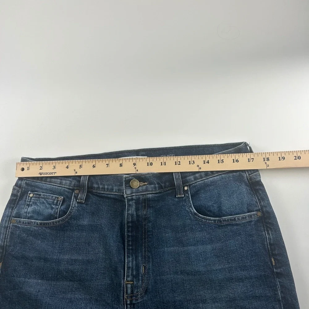 Fidelity Denim Men's 33x30 Oh Boy Boyfriend Jeans Dark Wash Stretch Relaxed Fit
